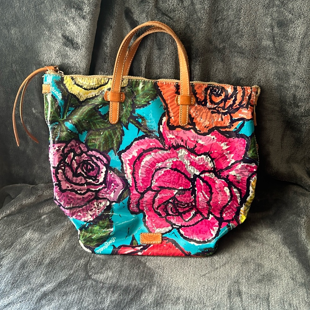 Consuela Rosita Purse / Bag with leather back strap.